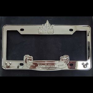 Disneyland themed license plate frame